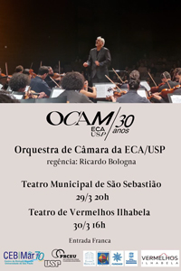 Orquestra de Câmara da ECA/USP se apresentará em São Sebastião e Ilhabela