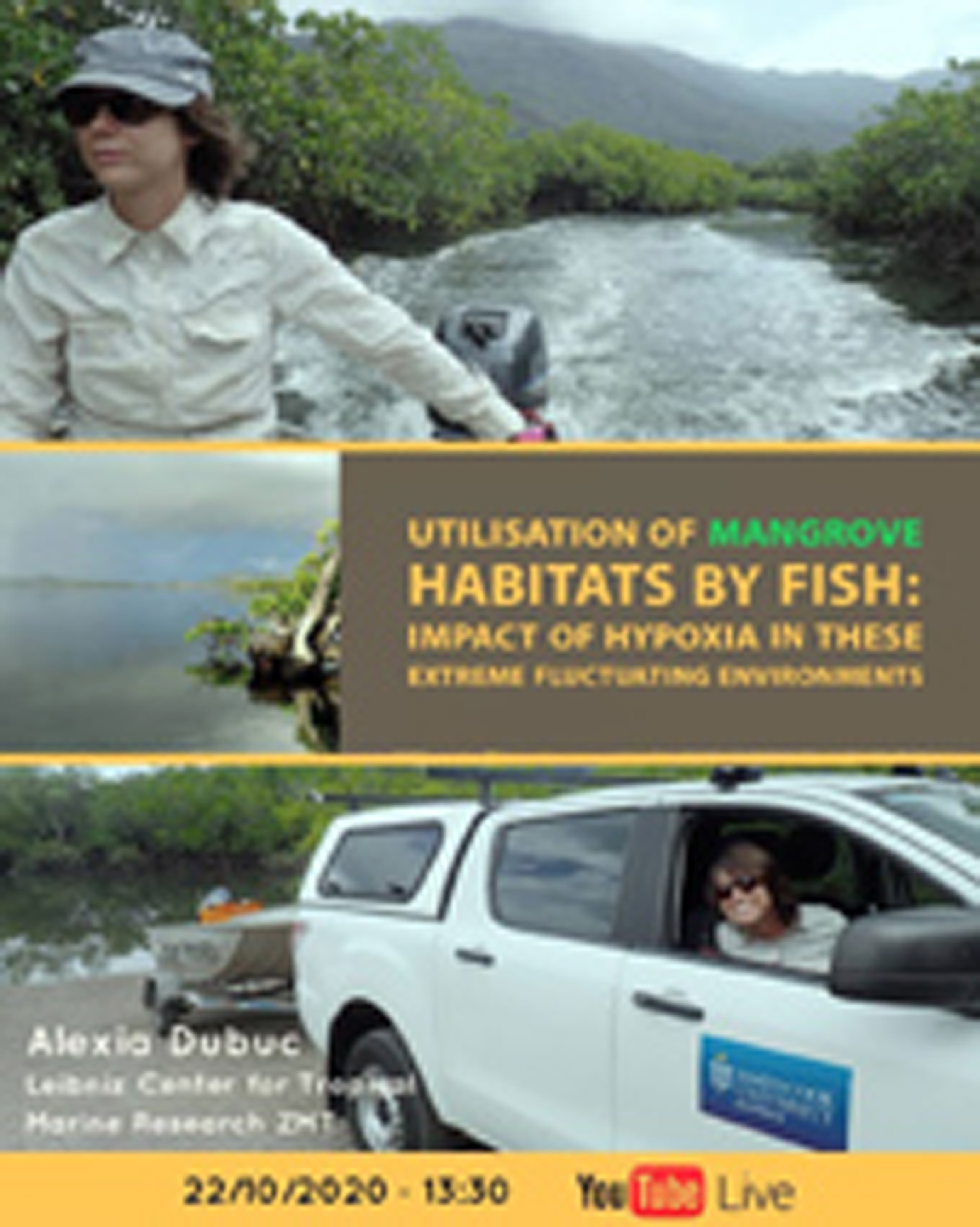 CEBIMário: Utilisation of mangrove habitats by fish: impact of hypoxia in these extreme fluctuating environments