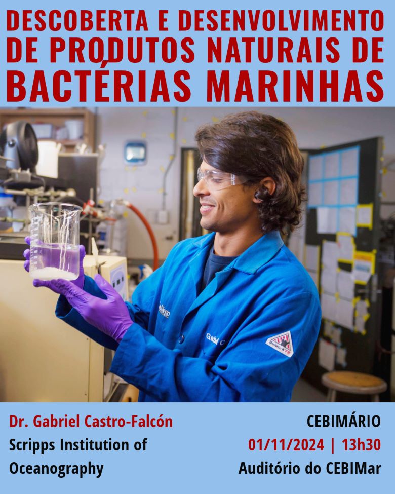 CEBIMário: Descoberta e Desenvolvimento de Produtos Naturais de Bactérias Marinhas